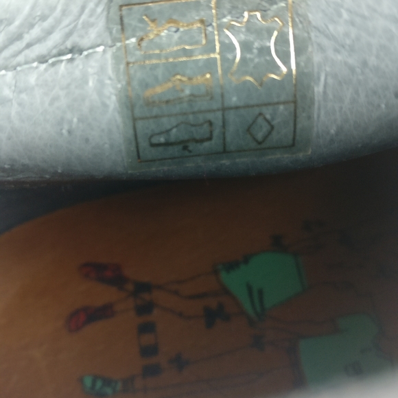 HANDMADE in Europe LEATHER in & out Amerindian Navajo Villager Chukka Sneaker 8 - Picture 11 of 14